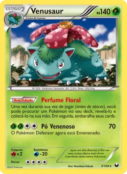 Venusaur 3 Exploradores da Escuridão