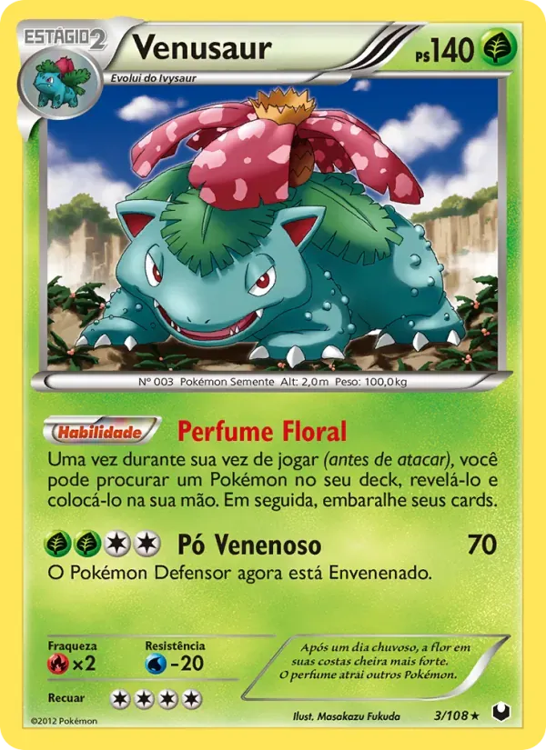 Venusaur 3/108 Exploradores da Escuridão