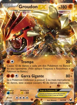 Groudon-EX 54 Exploradores da Escuridão