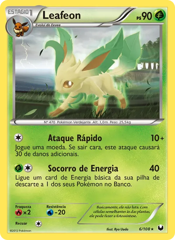 Leafeon 6/108 Exploradores da Escuridão