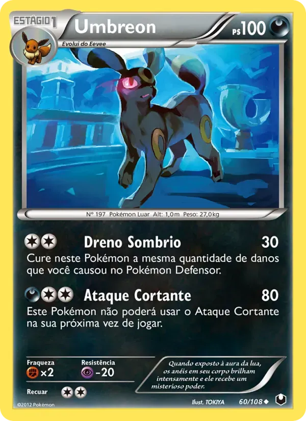 Umbreon 60/108 Exploradores da Escuridão