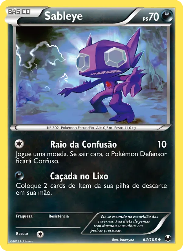 Sableye 62/108 Exploradores da Escuridão