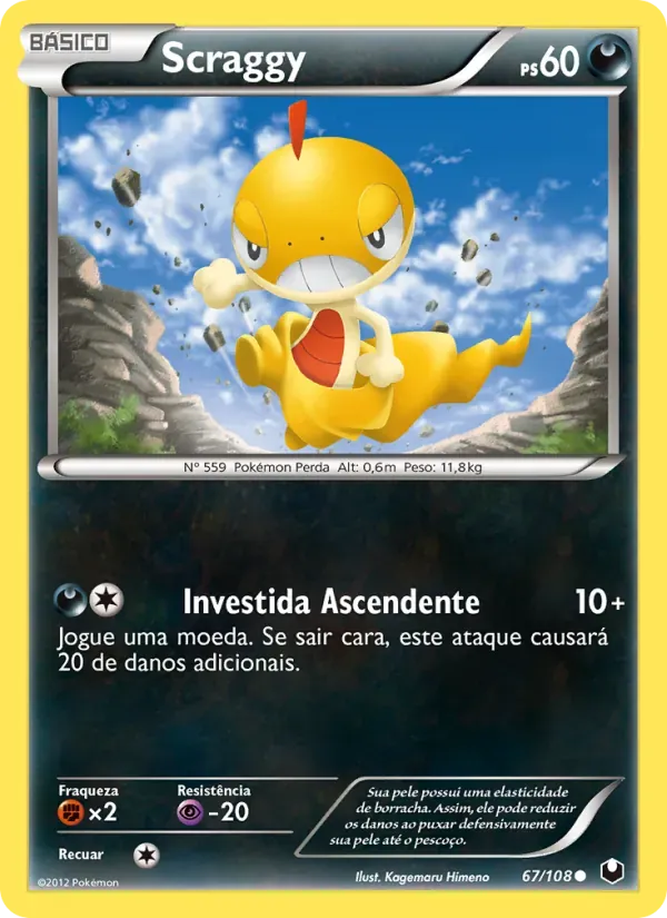 Scraggy 67/108 Exploradores da Escuridão