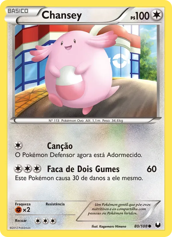 Chansey 80/108 Exploradores da Escuridão