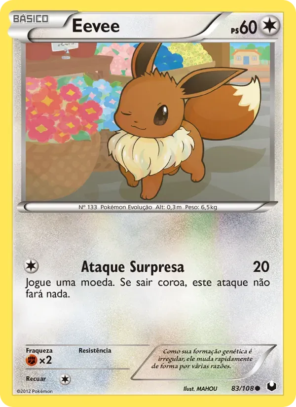 Eevee 83/108 Exploradores da Escuridão