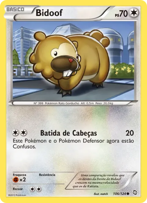 Bidoof 106/124