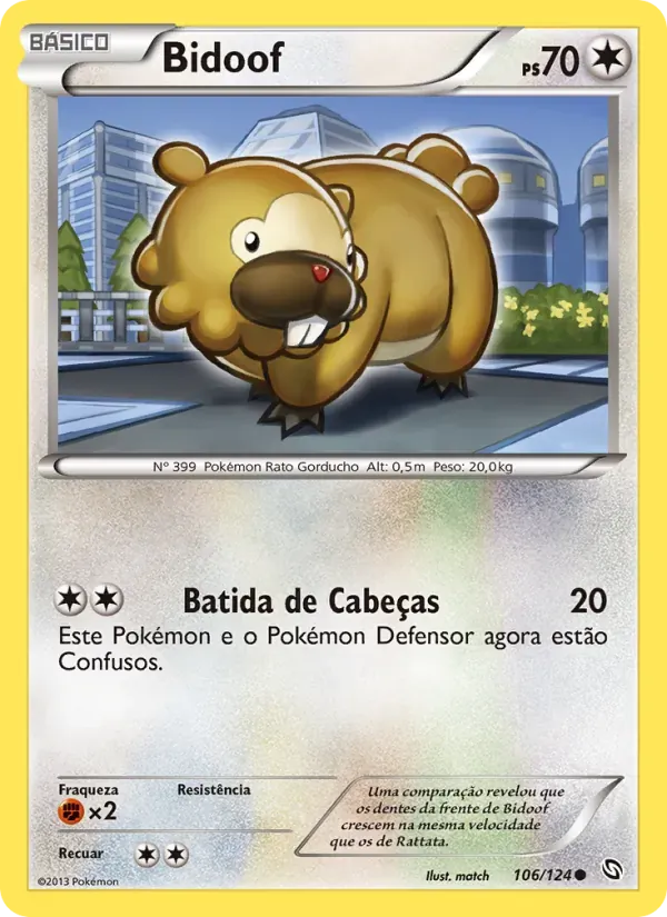 Bidoof 106/124 Dragões Enaltecidos