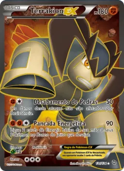 Terrakion-EX 121 Dragões Enaltecidos