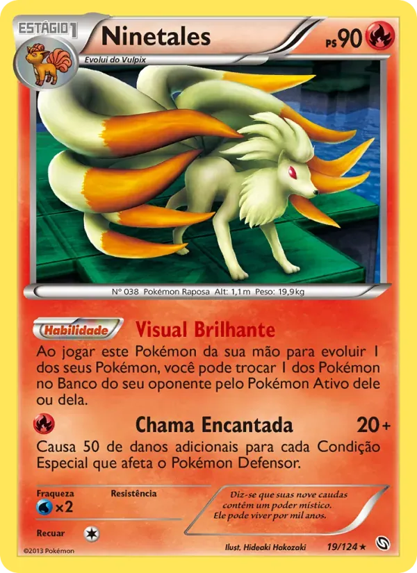 Ninetales 19/124 Dragões Enaltecidos