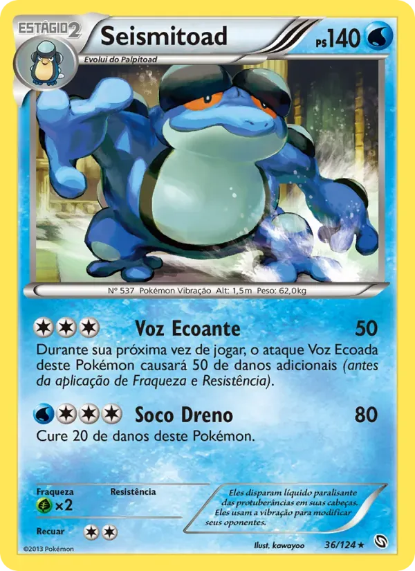 Seismitoad 36/124 Dragões Enaltecidos