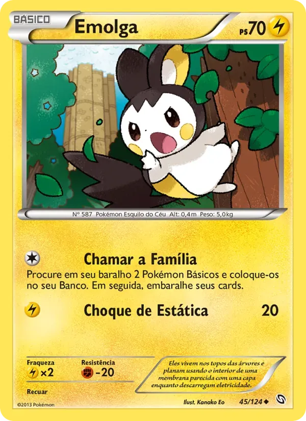 Emolga 45/124 Dragões Enaltecidos