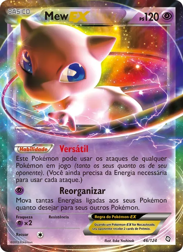 Mew-EX 46/124 Dragões Enaltecidos
