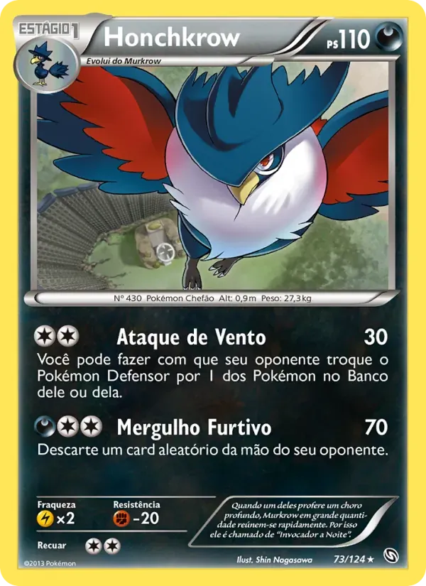 Honchkrow 73/124 Dragões Enaltecidos