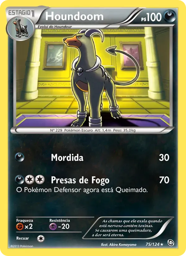 Houndoom 75/124 Dragões Enaltecidos