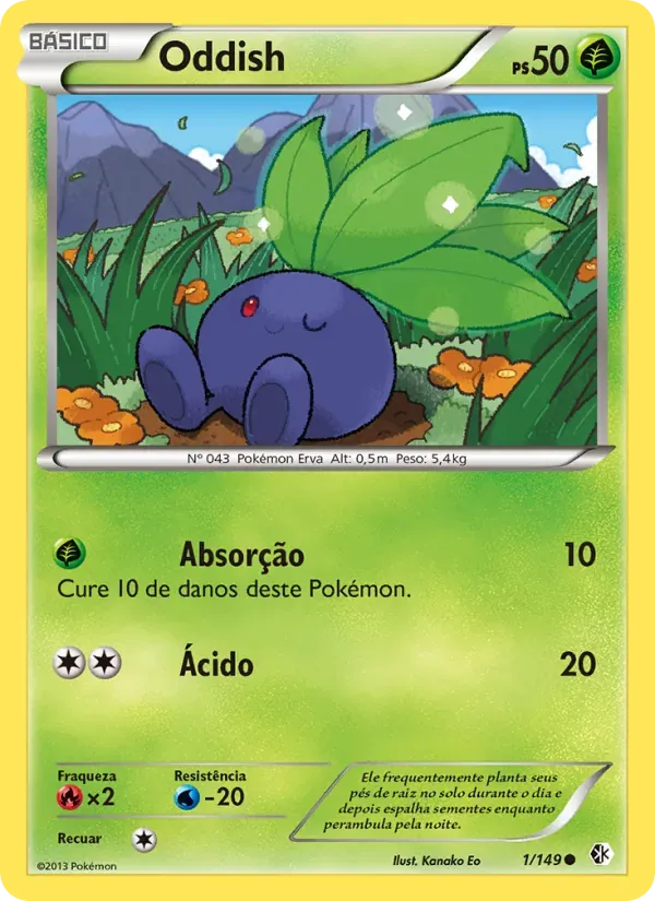 Oddish 1/149 Fronteiras Cruzadas
