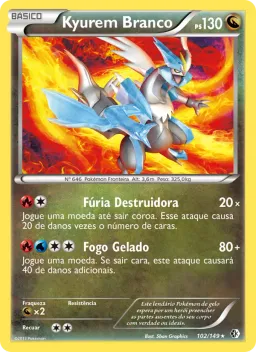 Kyurem Branco 102 Fronteiras Cruzadas