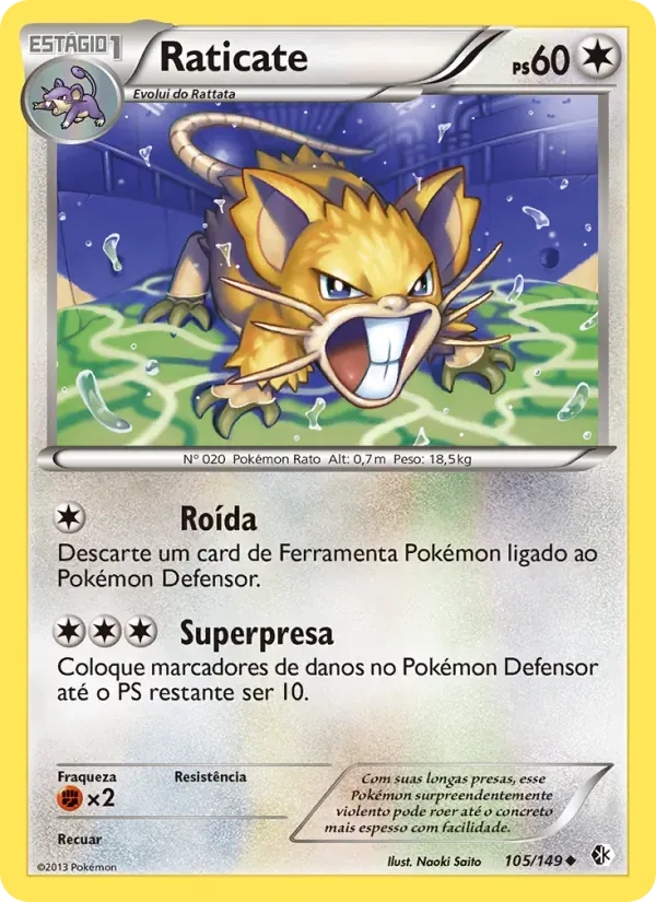 Raticate 105/149 Fronteiras Cruzadas