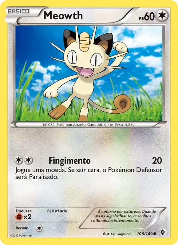 Meowth 106/149 Fronteiras Cruzadas