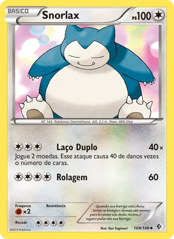 Snorlax 109/149 Fronteiras Cruzadas
