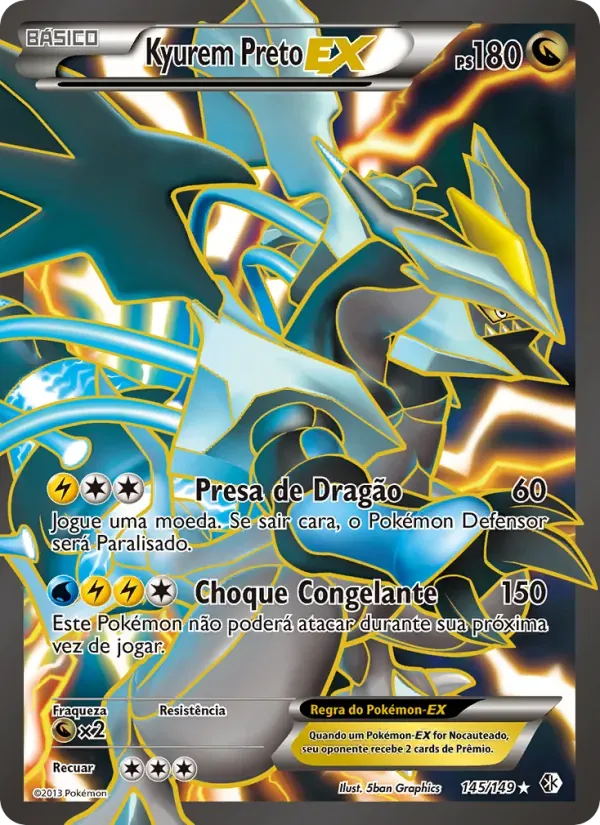 Kyurem Preto-EX 145/149 Fronteiras Cruzadas