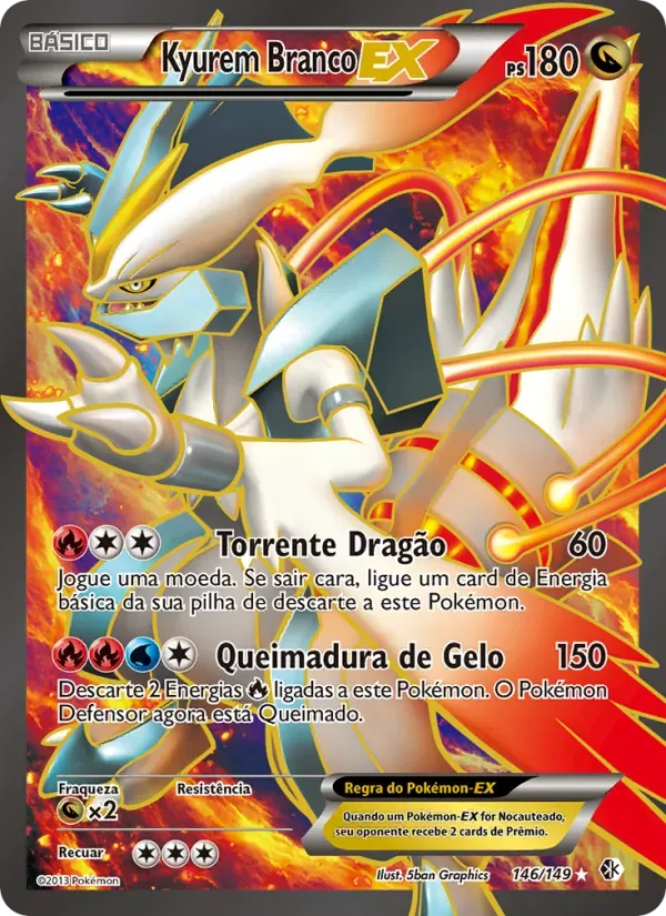 Kyurem Branco-EX 146/149 Fronteiras Cruzadas