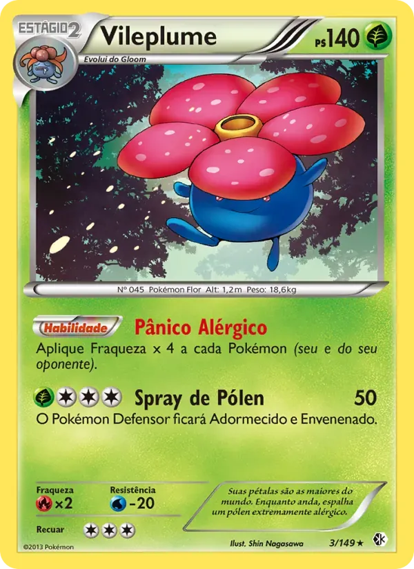 Vileplume 3/149 Fronteiras Cruzadas