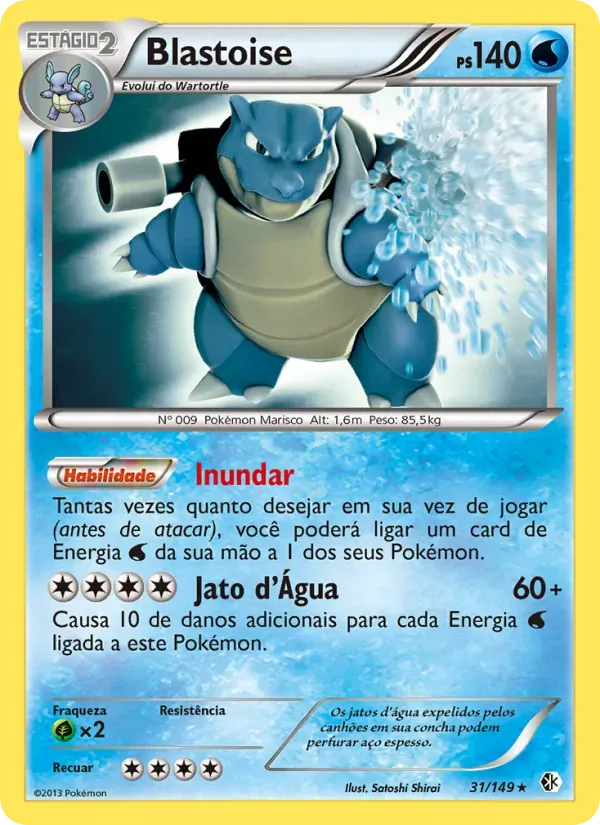 Blastoise 31/149 Fronteiras Cruzadas