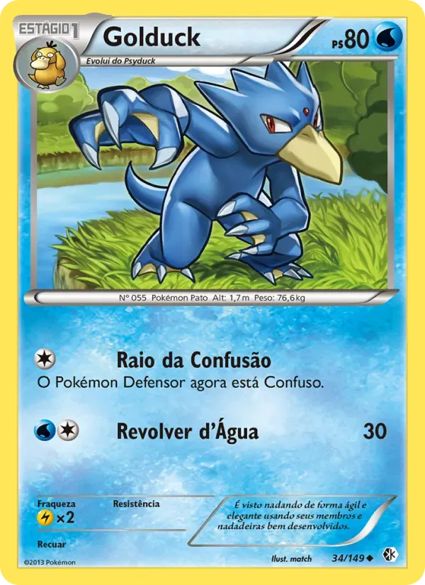 Golduck 34/149 Fronteiras Cruzadas