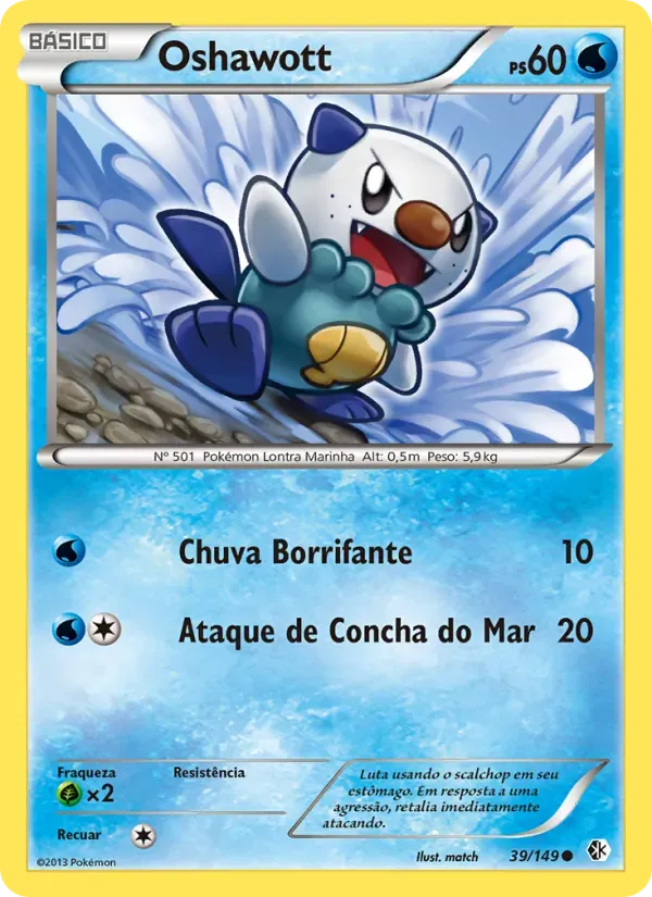 Oshawott 39/149 Fronteiras Cruzadas