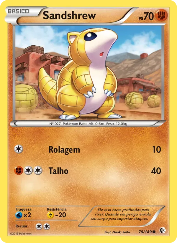 Sandshrew 78/149 Fronteiras Cruzadas