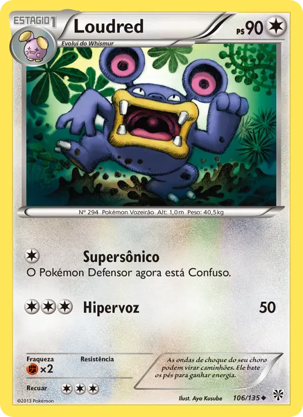 Loudred 106/135 Tempestade de Plasma