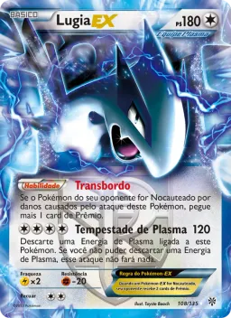 Lugia-EX 108 Tempestade de Plasma