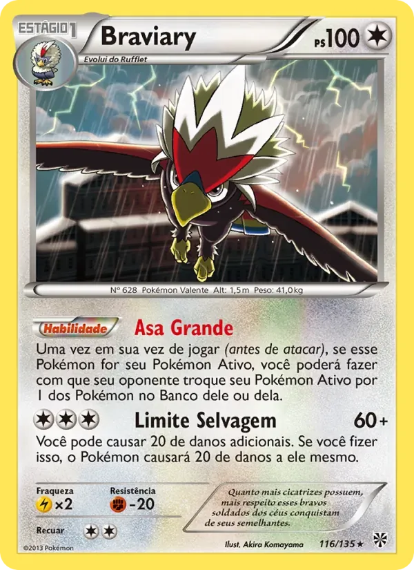 Braviary 116/135 Tempestade de Plasma