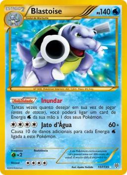 Blastoise 137 Tempestade de Plasma