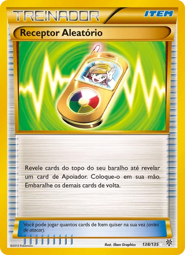 Receptor Aleatório 138/135 Tempestade de Plasma