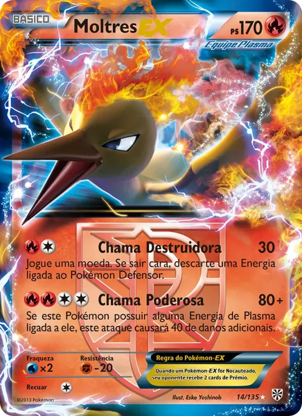 Moltres-EX 14/135 Tempestade de Plasma