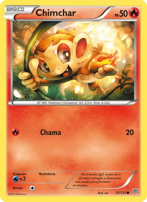 Chimchar 15/135 Tempestade de Plasma