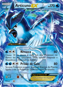 Articuno-EX 25 Tempestade de Plasma