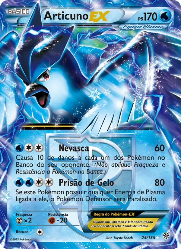 Articuno-EX 25/135 Tempestade de Plasma