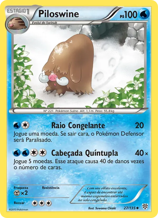 Piloswine 27/135 Tempestade de Plasma