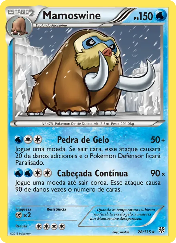 Mamoswine 28/135 Tempestade de Plasma