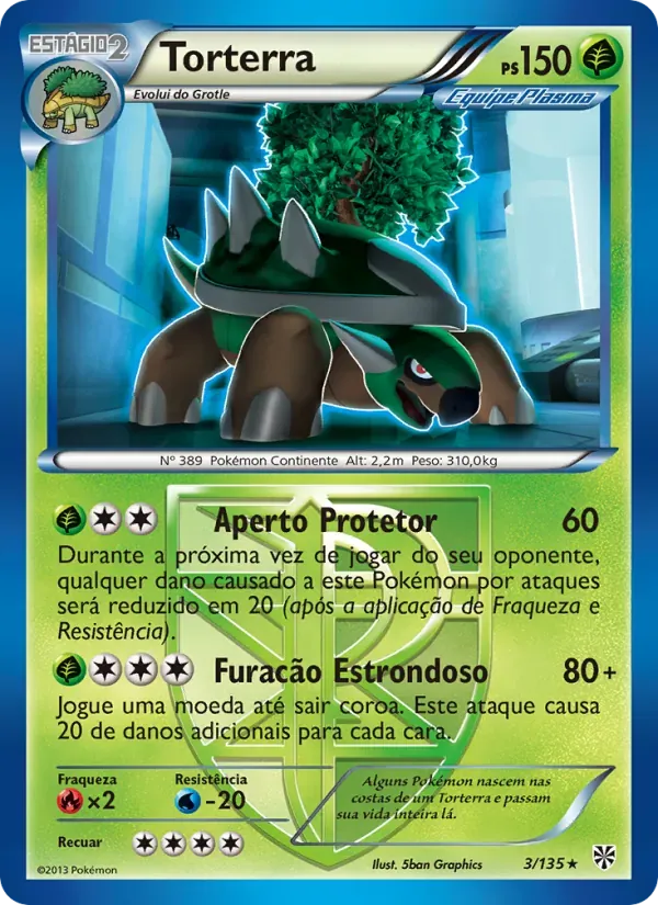 Torterra 3/135 Tempestade de Plasma