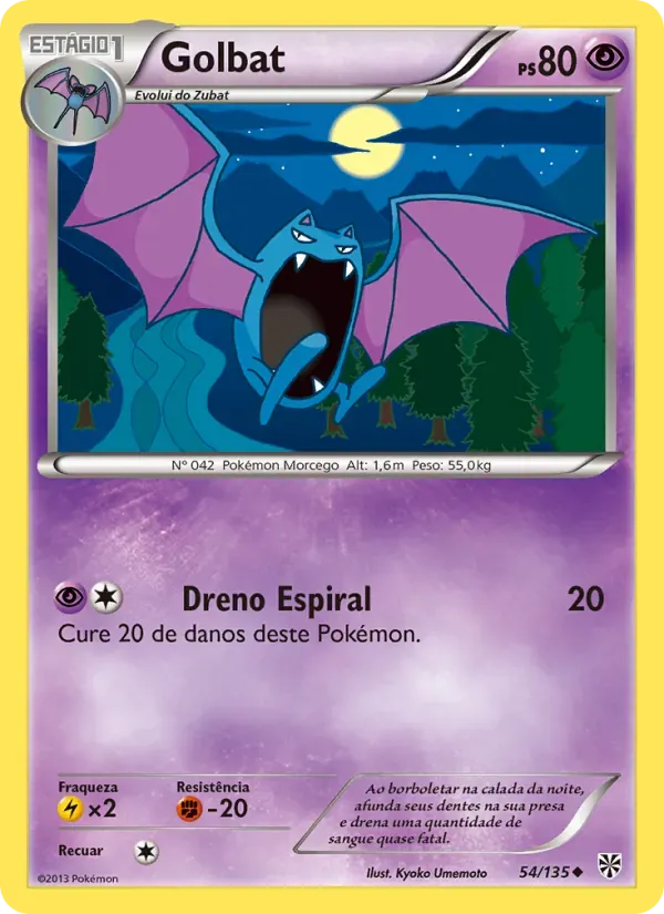 Golbat 54/135 Tempestade de Plasma