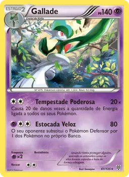Gallade 61 Tempestade de Plasma