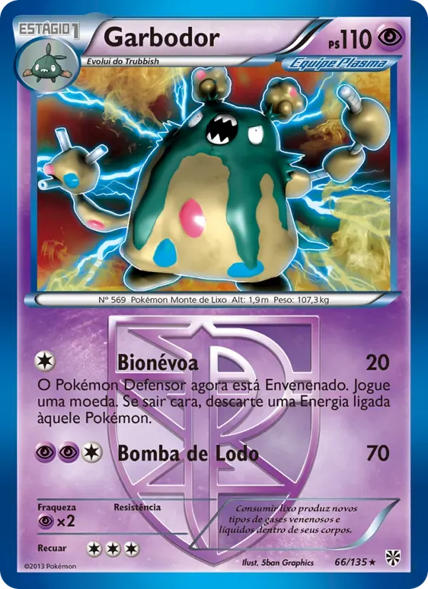 Garbodor 66/135 Tempestade de Plasma