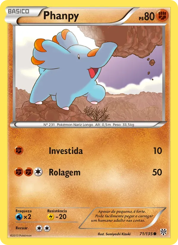Phanpy 71/135 Tempestade de Plasma