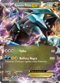 Kyurem Preto-EX 95 Tempestade de Plasma