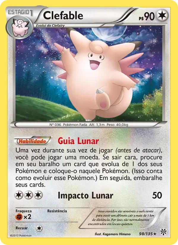Clefable 98/135 Tempestade de Plasma