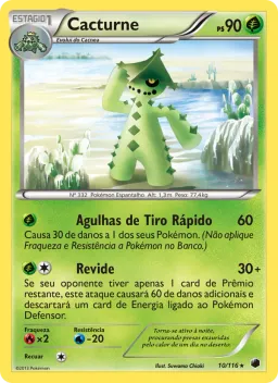 Cacturne 10 Congelamento de Plasma