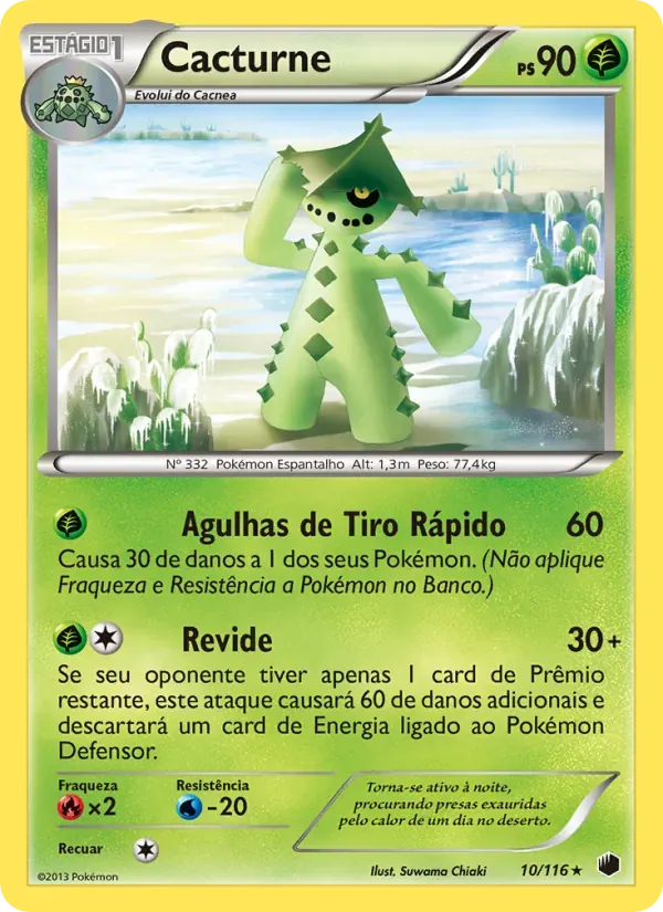 Cacturne 10/116 Congelamento de Plasma